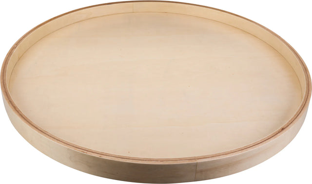 LazySusans 28'' Round Banded Wood Lazy Susan Shelf with Swivel BLSR28-S