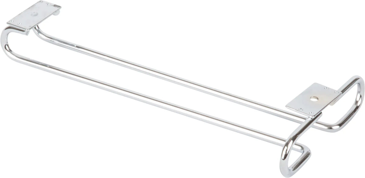 11-Min Organizers Polished Chrome Under Cabinet Stemware Rack STEM1-PC-R