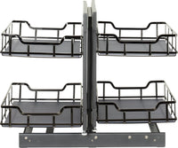 18'' Black Nickel STORAGE WITH STYLE® Blind Corner Organizer SWS-BCS18BN