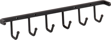 Tie, Belt, & Pant Organizers Matte Black Screw-Mount Belt Rack 296B-MB