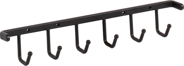 Tie, Belt, & Pant Organizers Matte Black Screw-Mount Belt Rack 296B-MB