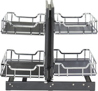 15'' Polished Chrome STORAGE WITH STYLE® Blind Corner Organizer SWS-BCS15PC