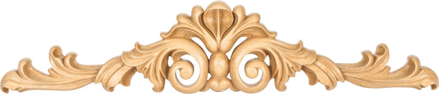 36'' W x 1-1/4'' D x 7-1/2'' H Alder Acanthus Onlay ONL-10-36-ALD