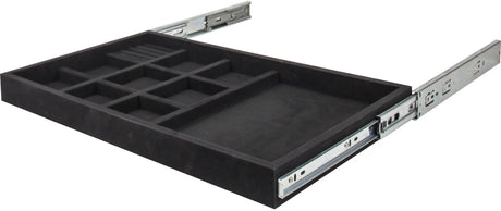 Jewelry Trays Felt 10-Compartment Jewelry Organizer Drawer