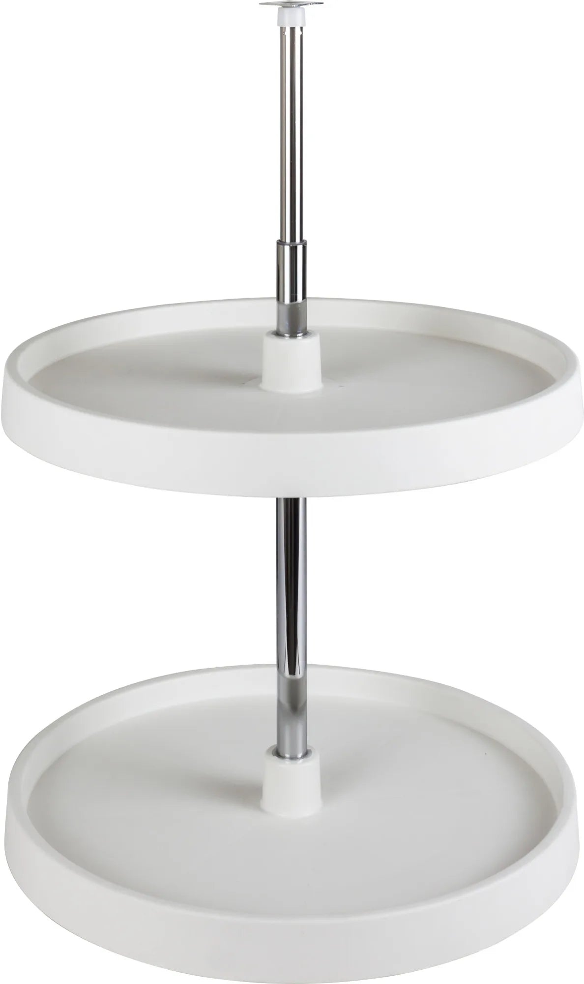 LazySusans 18'' Round Two-Shelf Plastic Lazy Susan Set PLSR218