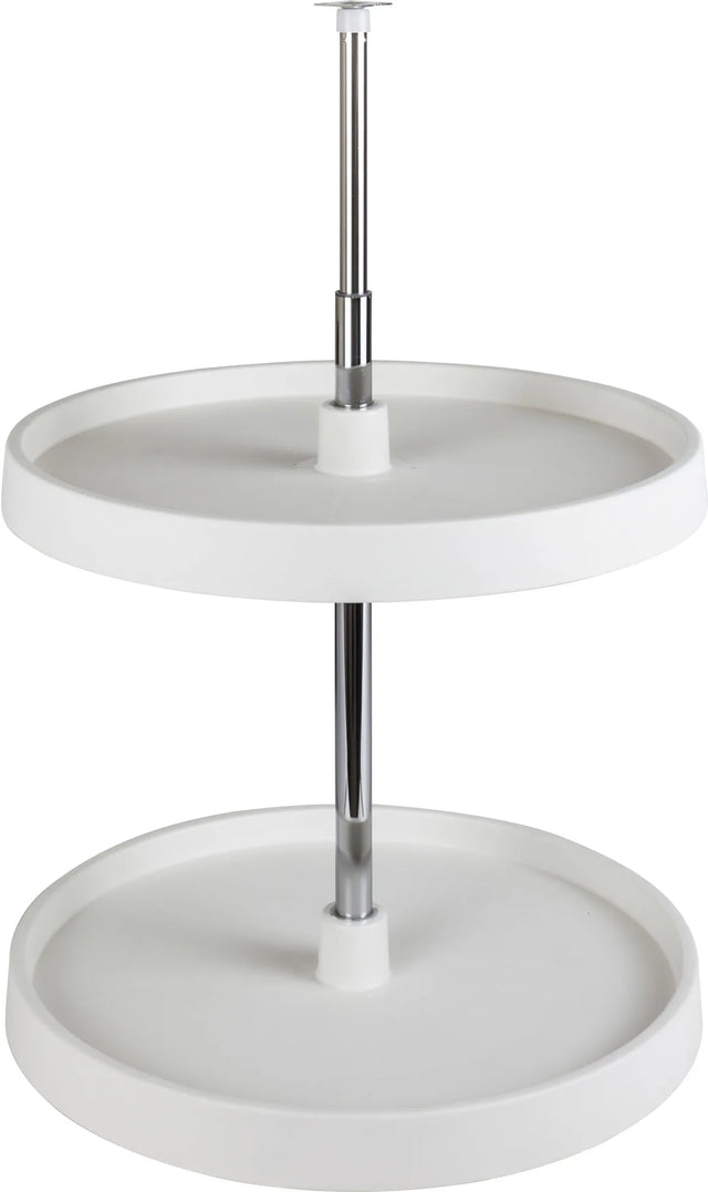 LazySusans 18'' Round Two-Shelf Plastic Lazy Susan Set PLSR218