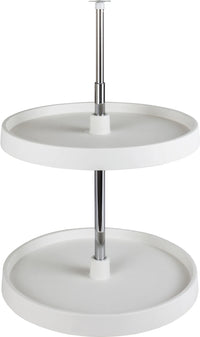 LazySusans 18'' Round Three-Shelf Plastic Lazy Susan Set PLSR2318