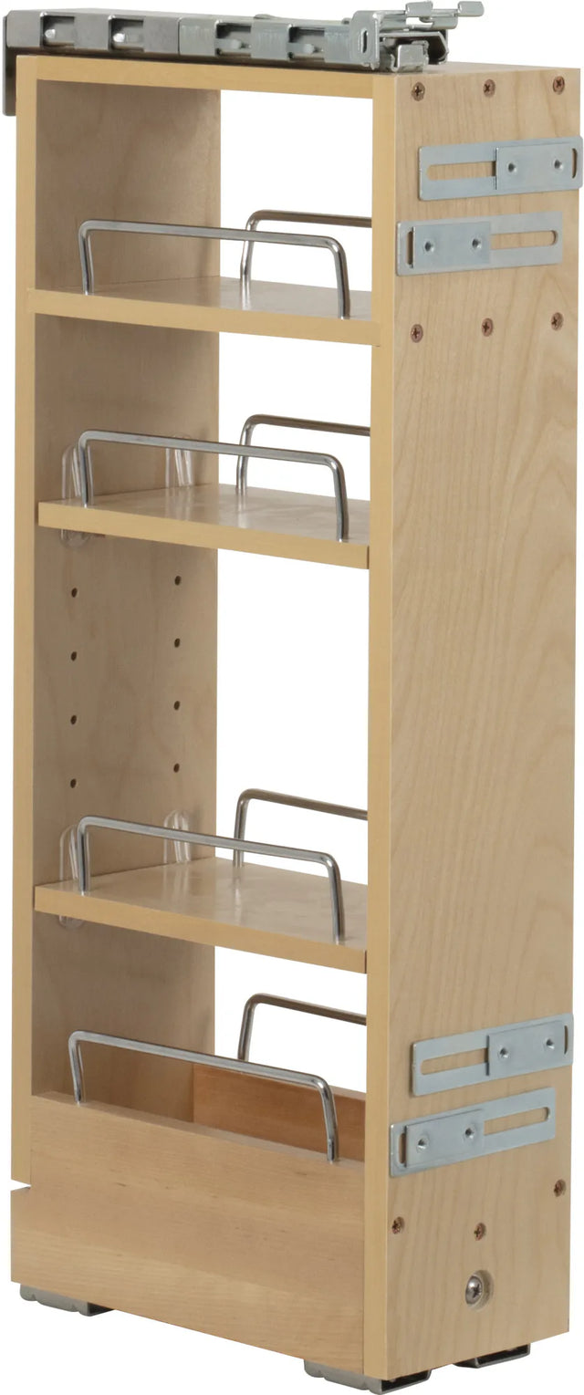 No Wiggle Pullouts 5'' Wide 26'' Tall''No Wiggle'' Soft-close Wall Pullout WPO2-265SC