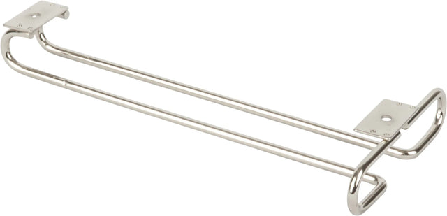 11-Min Organizers Satin Nickel Under Cabinet Stemware Rack STEM1-SN-R