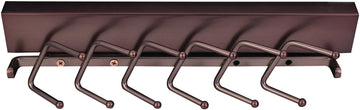 Tie, Belt, & Pant Organizers Brushed Oil Rubbed Bronze 12'' Sliding Tie Rack 295T-DBAC