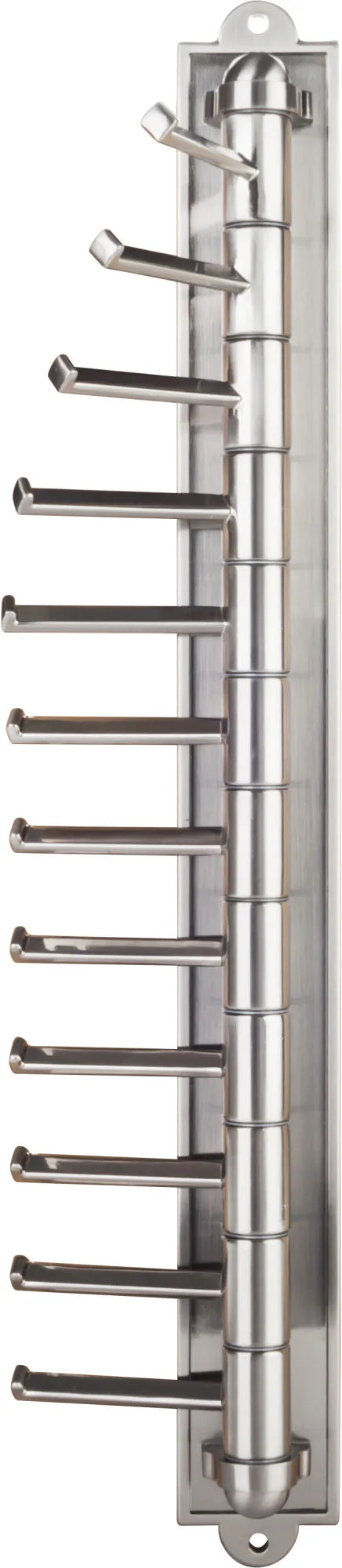 Tie, Belt, & Pant Organizers Satin Nickel 12-Hook Cascading Tie Organizer 357T-SN