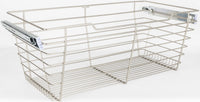 Pullout Closet Baskets Closet Pullout Basket with Slides 16''D x 23''W x 11''H
