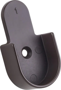 Closet Rod Brackets Open Knock-In Mounting Bracket for 1-1/16'' Round Closet Rods