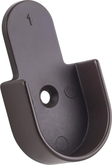 Closet Rod Brackets Open Knock-In Mounting Bracket for 1-1/16'' Round Closet Rods