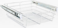 Pullout Closet Baskets Closet Pullout Basket with Slides 14''D x 17''W x 6''H