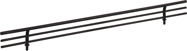 Shoe Fences 17'' Wide Matte Black Wire Shoe Fence for Shelving SF17-MB