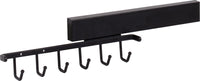 Tie, Belt, & Pant Organizers Matte Black 12'' Belt Rack 295B-MB