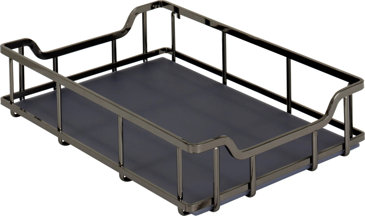 Extra Black Nickel Baskets for 15'' STORAGE WITH STYLE® Blind Corner Organizer SWS-BCBAS15BN