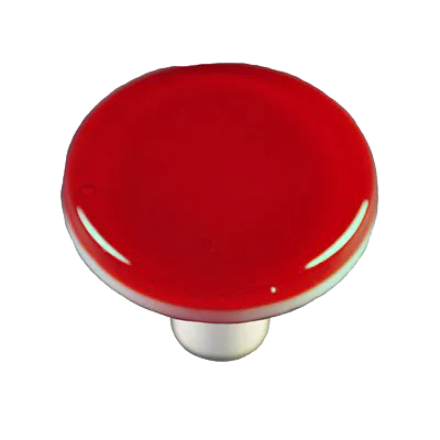 Red Round Knob