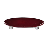 Garnet Red Oval Pull