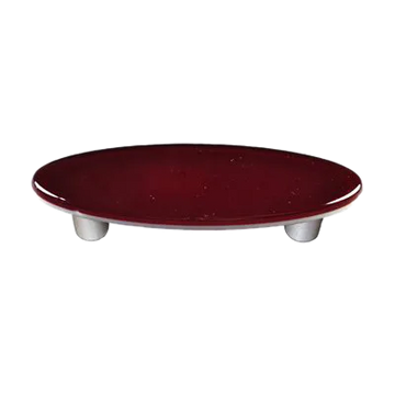 Garnet Red Oval Pull