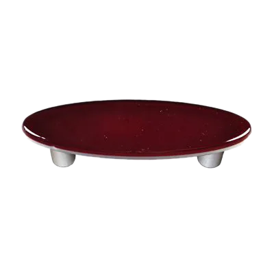 Garnet Red Oval Pull