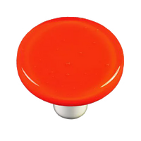 Opal Orange Round Knob