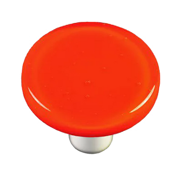 Opal Orange Round Knob