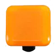 Solid Collections Pumpkin Orange Knob