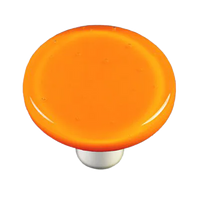 Pumpkin Orange Round Knob