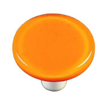 Pumpkin Orange Round Knob