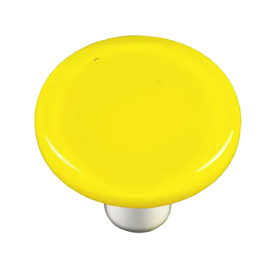 Canary Yellow Round Knob