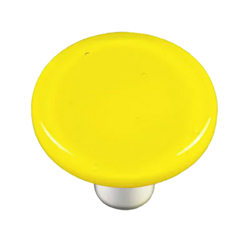 Canary Yellow Round Knob