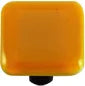 Medium Amber Round Knob
