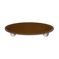 Light Bronze Oval Pull
