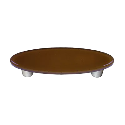 Light Bronze Oval Pull