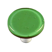 Dark Forest Green Round Knob