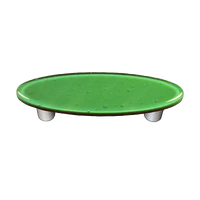 Dark Forest Green Oval Pull