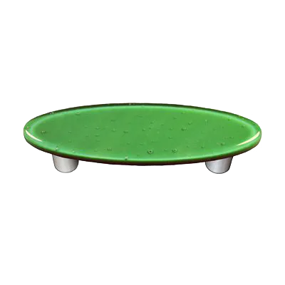 Dark Forest Green Oval Pull