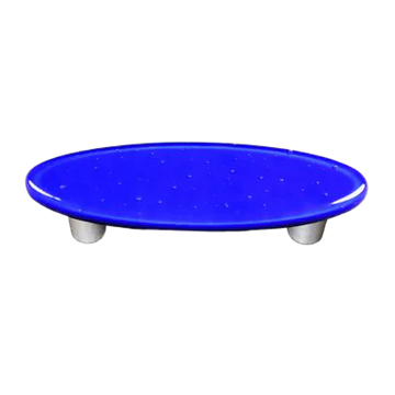 Deep Cobalt Blue Oval Pull