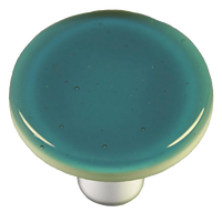 Steel Blue Round Knob