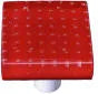 Bubbles Red Circle Knob