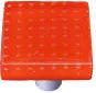 Bubbles Orange Circle Knob