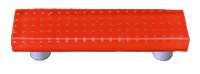 Bubbles Orange Rectangle Pull