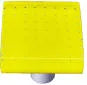 Bubbles Sunflower Yellow Square Knob