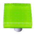 Bubbles Spring Green Square Knob