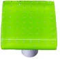 Bubbles Spring Green Circle Knob