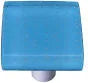 Bubbles Cyan Square Knob