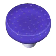 Bubbles Deep Cobalt Blue Circle Knob
