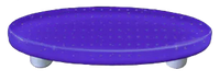 Bubbles Deep Cobalt Blue Oval Pull